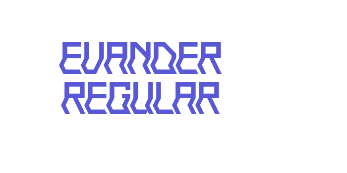 EVANDER Regular Font Download