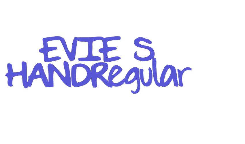 EVIE’S HANDRegular Font Download