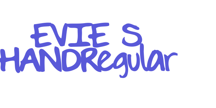 EVIE’S HANDRegular Font Download