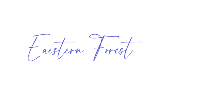 Eaestern Forest Font Download