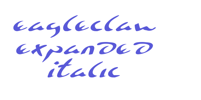 Eagleclaw Expanded Italic Font Download