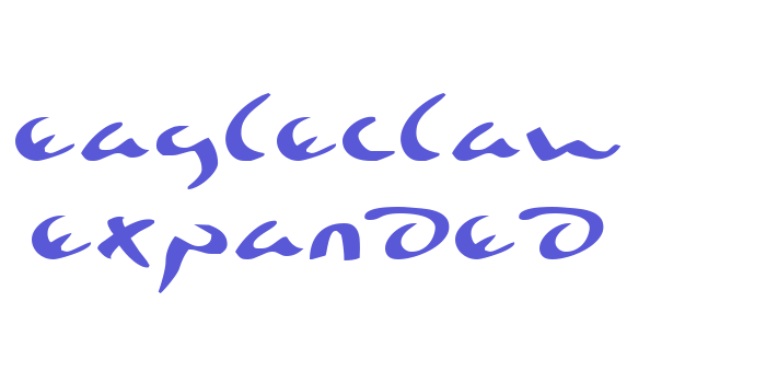 Eagleclaw Expanded Font