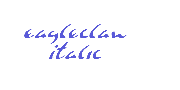 Eagleclaw Italic Font Download