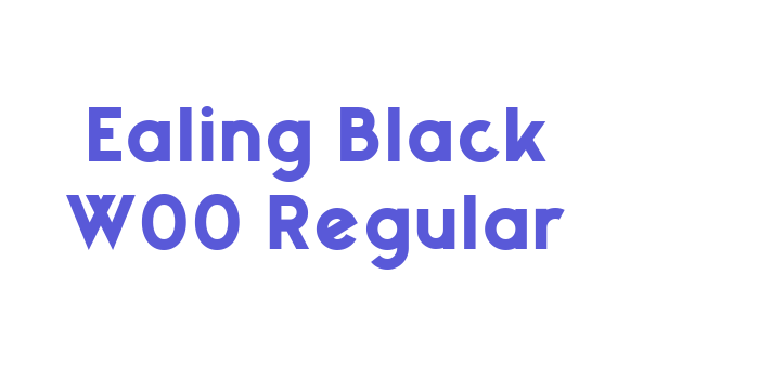 Ealing Black W00 Regular Font Download