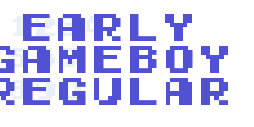 Early GameBoy Regular-font-download