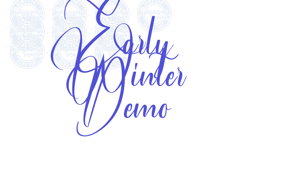 Early Winter Demo-font-download