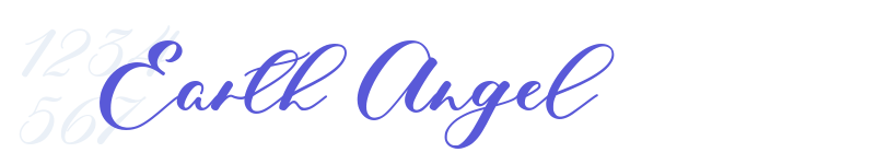 Earth Angel-related font