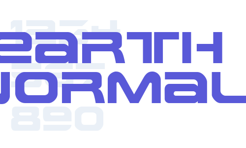 Earth Normal Font Download