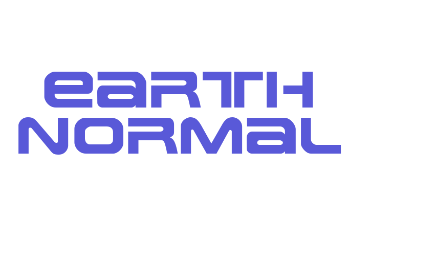 Earth Normal Font