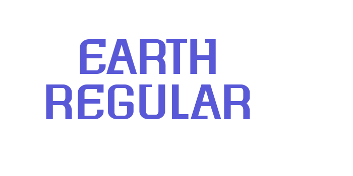 Earth Regular Font