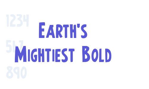 Earth’s Mightiest Bold Font Download