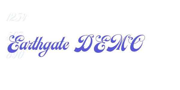 Earthgate DEMO font