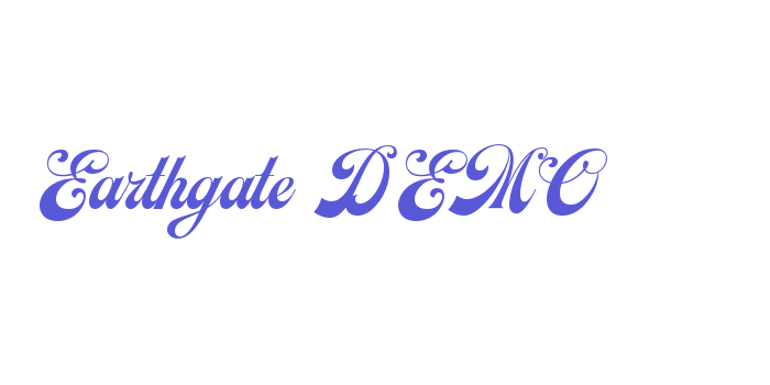 Earthgate DEMO Font Download