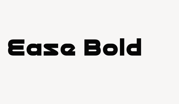 Ease Bold Font