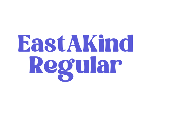 East Kind Regular Font