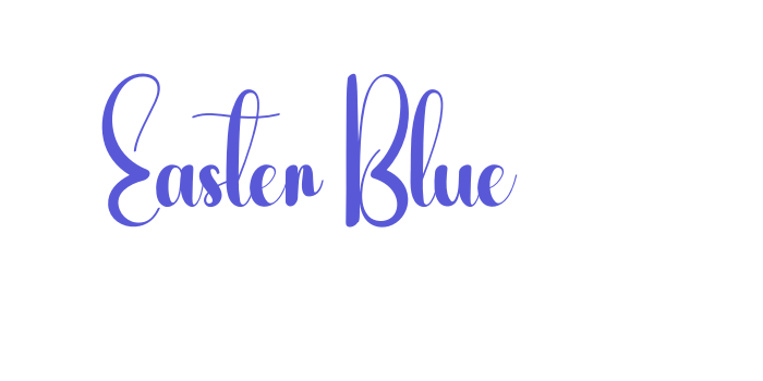 Easter Blue Font Download