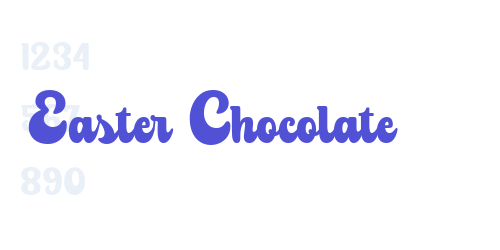 Easter Chocolate-font-download