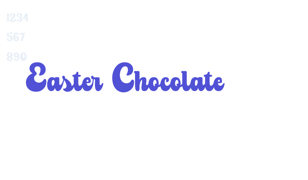 Easter Chocolate-font-download