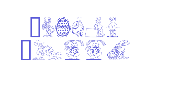 Easter Hoppy Font