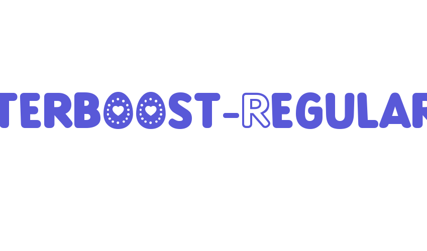 Easterboost-Regular Font Download