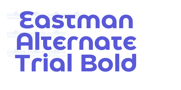 Eastman Alternate Trial Bold font free