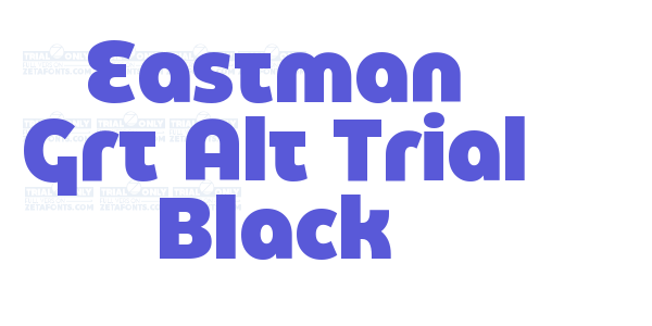 Eastman Grt Alt Trial Black font