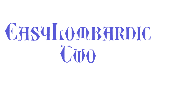 EasyLombardic Two font free