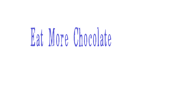 Eat More Chocolate Font Download