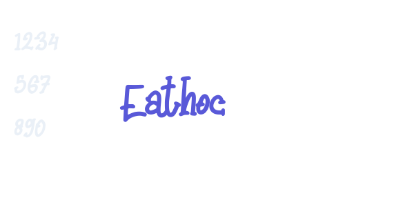 Eathoc font