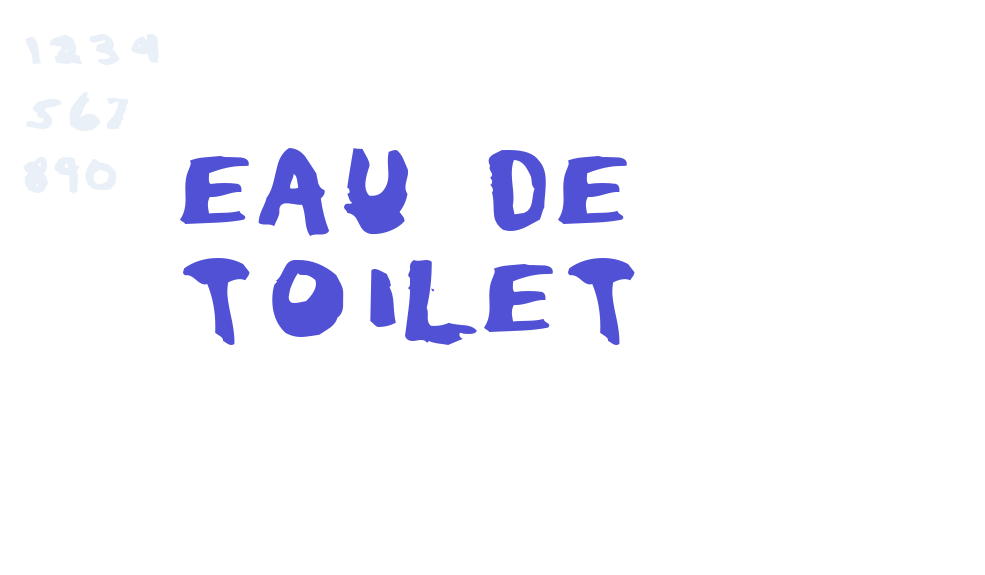 Eau de Toilet-font-download