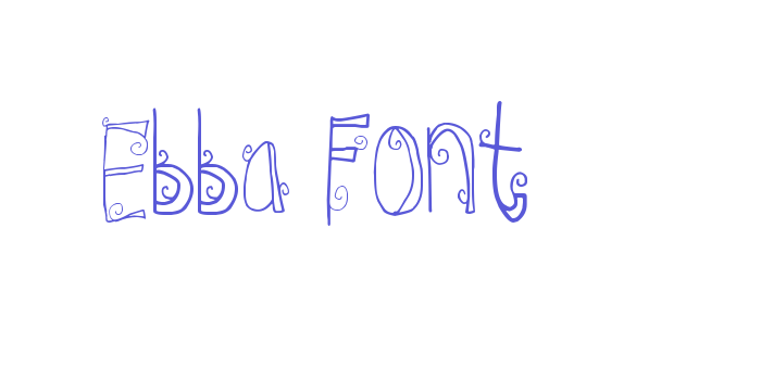 Ebba Font Font Download