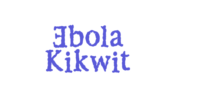 Ebola Kikwit Font Download