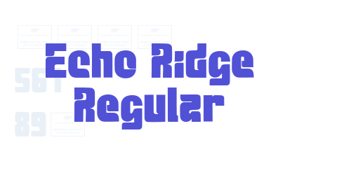 Echo Ridge Regular-font-download