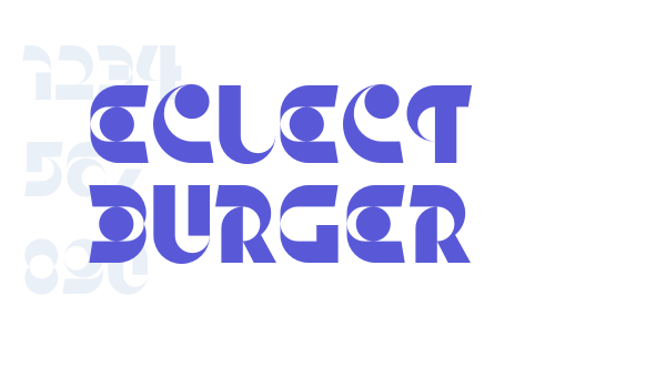 Eclect Burger Font