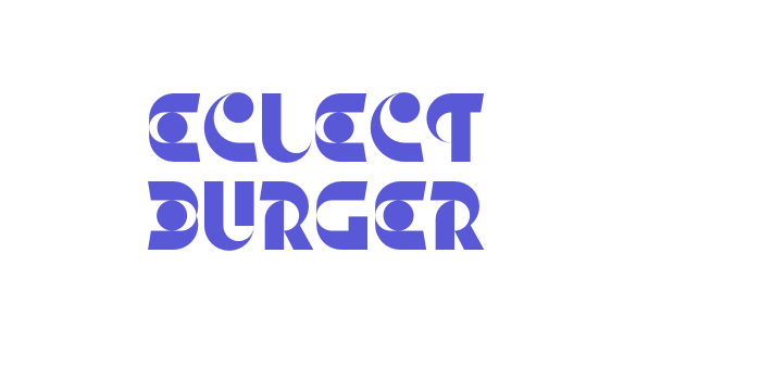 Eclect Burger Font Download