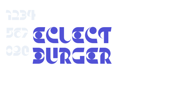 Eclect Burger font download