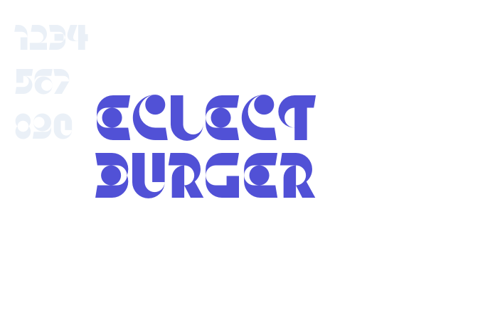 Eclect Burger font download