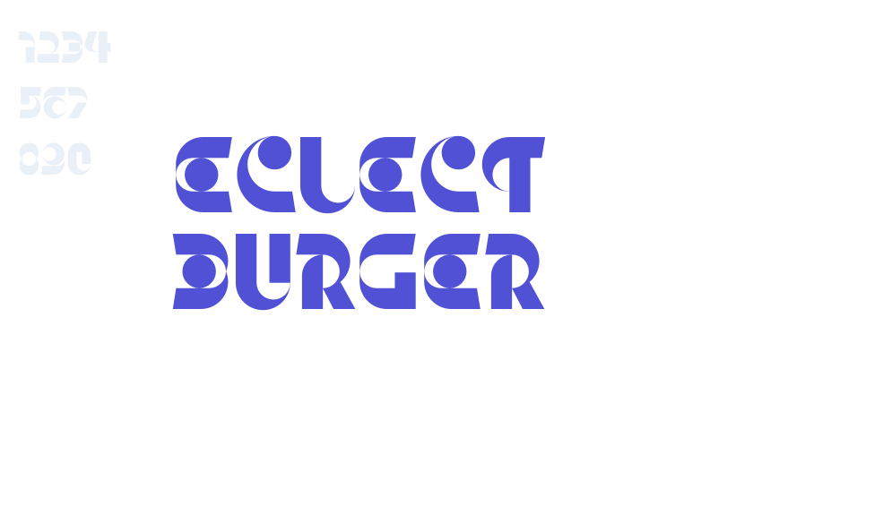 Eclect Burger-font-download