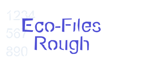 Eco-Files Rough-font-download