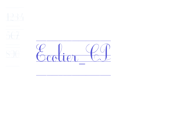 Ecolier_CP Font Download