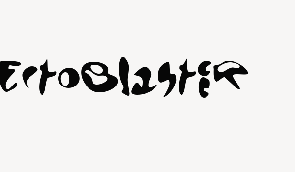 EctoBlaster Font