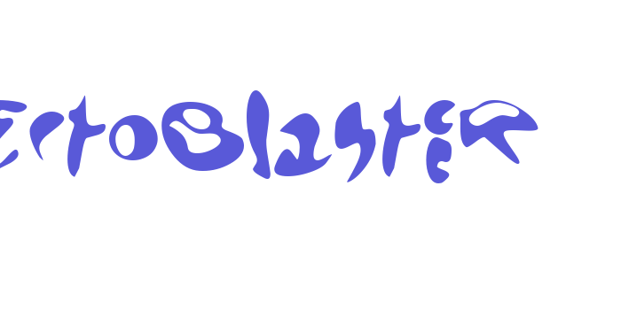 EctoBlaster Font