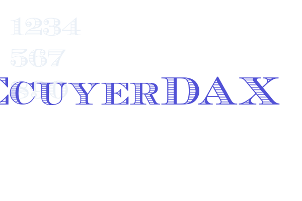 EcuyerDAX Font Download