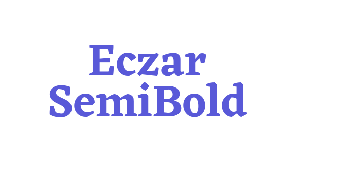 Eczar SemiBold Font Download