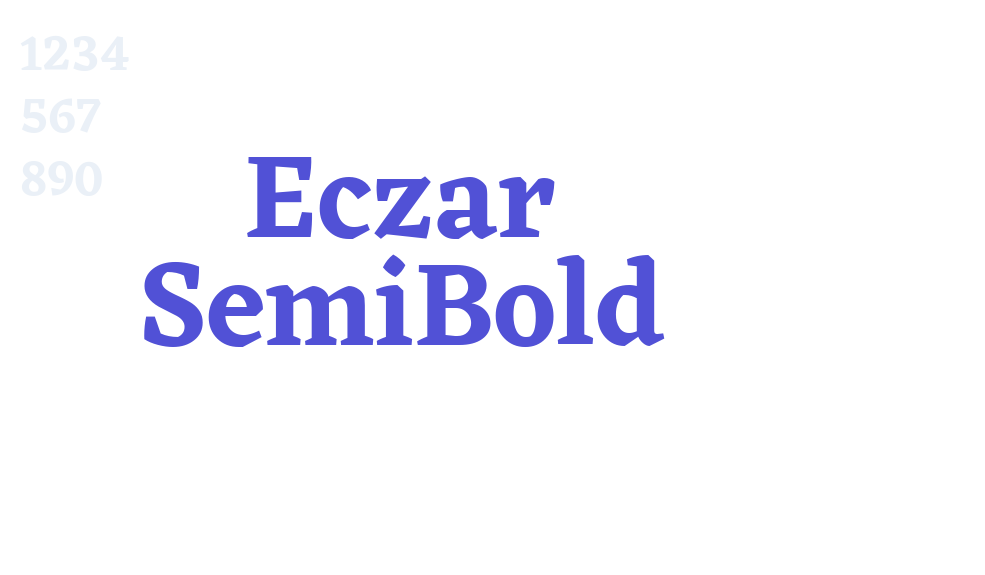 Eczar SemiBold-font-download