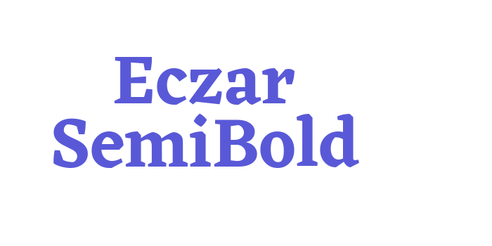 Eczar SemiBold Font