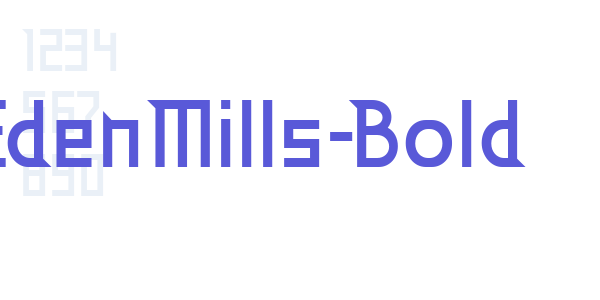 EdenMills-Bold font free