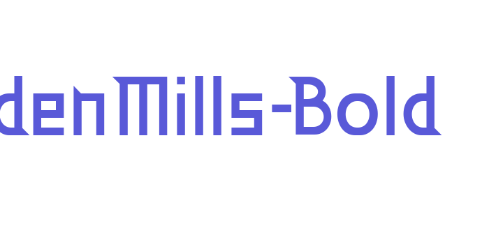 EdenMills-Bold Font