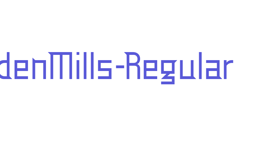 EdenMills-Regular Font