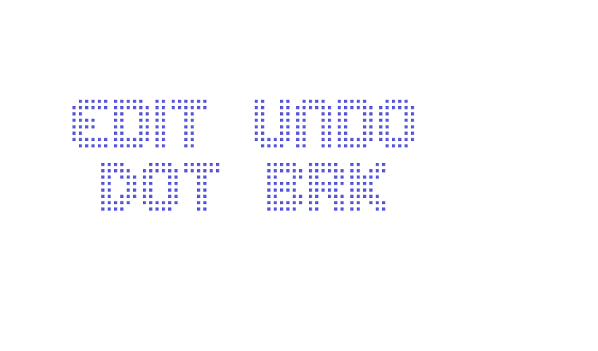 Edit Undo Dot BRK Font Download